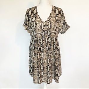 NWT Dress Up Boutique Snake Skin Print Dress M